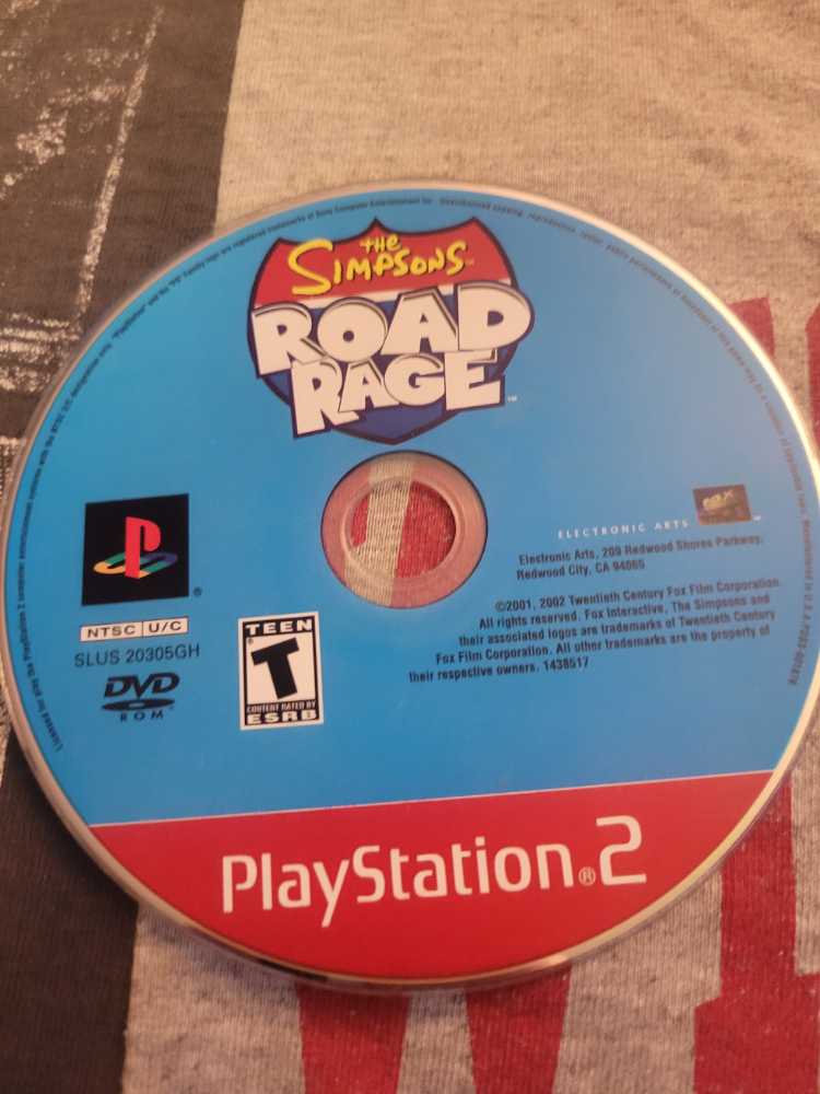 The Simpsons Road Rage - Sony PlayStation 2 (PS2) (Electronic Arts - 2 Players) video game collectible [Barcode 5030942028058] - Main Image 3