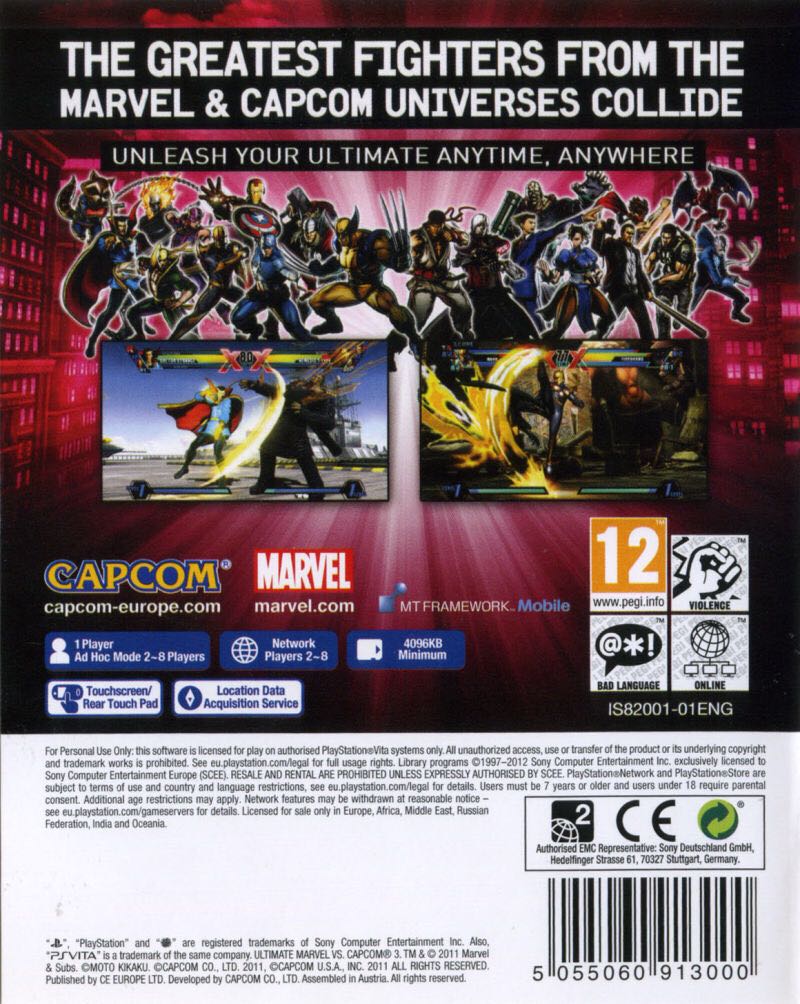 Ultimate Marvel vs. Capcom 3 - Sony PlayStation Network (PSN) (2) video game collectible - Main Image 2