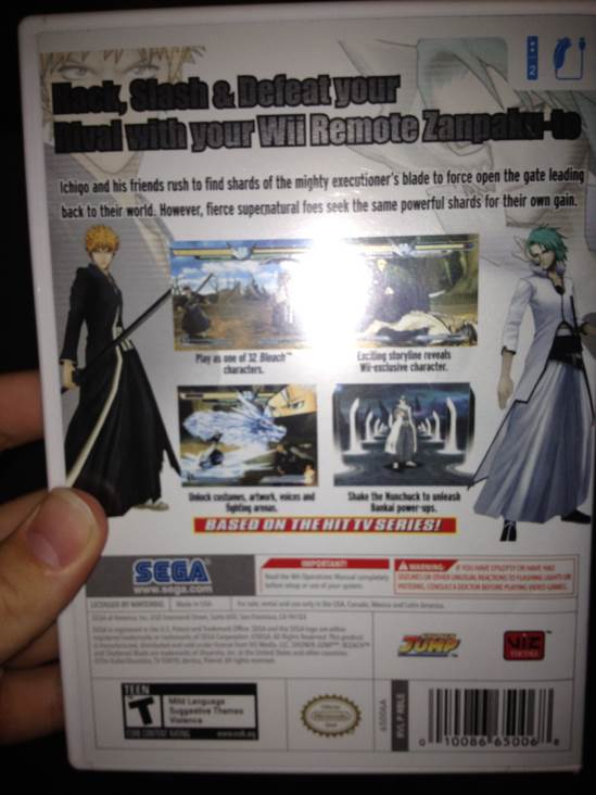 Bleach: Shattered Blade - Nintendo Wii (NIS America - 1) video game collectible [Barcode 010086650068] - Main Image 2