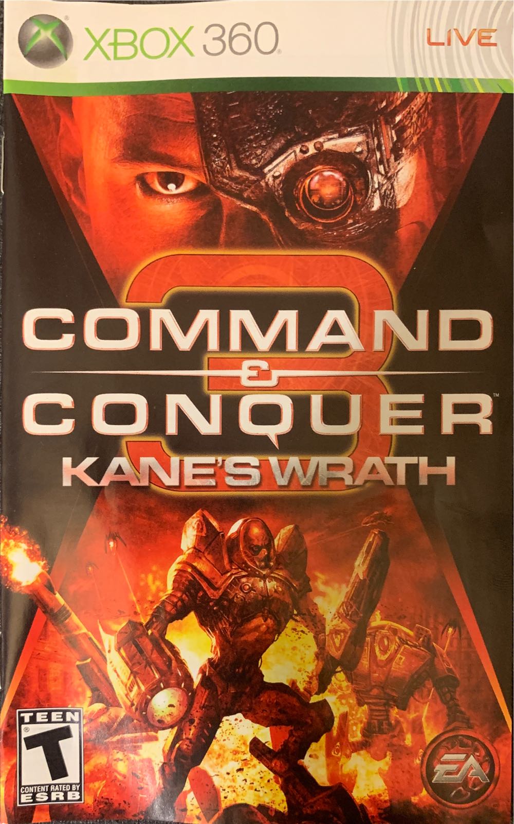 Command & Conquer 3: Kane’s Wrath - Microsoft Xbox 360 (Electronic Arts - 2) video game collectible [Barcode 014633155730] - Main Image 3