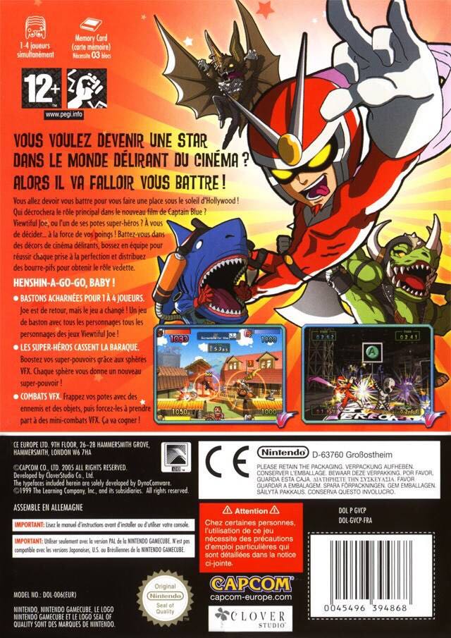 Viewtiful Joe Red Hot Rumble - Nintendo GameCube video game collectible [Barcode 045496394844] - Main Image 2
