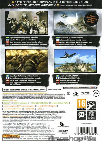 Battlefield: Bad Company 2 - Ultimate Edition - Sony PlayStation 3 (PS3) (Electronic Arts/EA Games - 1) video game collectible [Barcode 014633195491] - Main Image 2