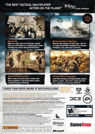 Battlefield: Bad Company 2 - Ultimate Edition - Sony PlayStation 3 (PS3) ((EA) Electronic Arts) video game collectible [Barcode 014633365504] - Main Image 2