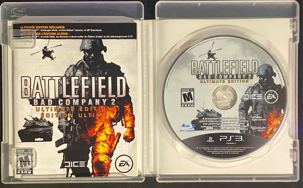 Battlefield: Bad Company 2 - Ultimate Edition - Sony PlayStation 3 (PS3) ((EA) Electronic Arts) video game collectible [Barcode 014633365504] - Main Image 3
