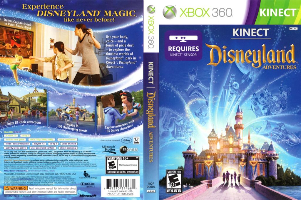 Disneyland Adventures - Microsoft Xbox 360 (1) video game collectible [Barcode 885370317312] - Main Image 2