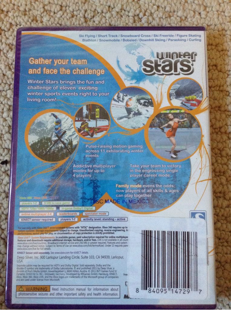 Winter Stars - Microsoft Xbox 360 (49games - 2) video game collectible [Barcode 884095147297] - Main Image 2