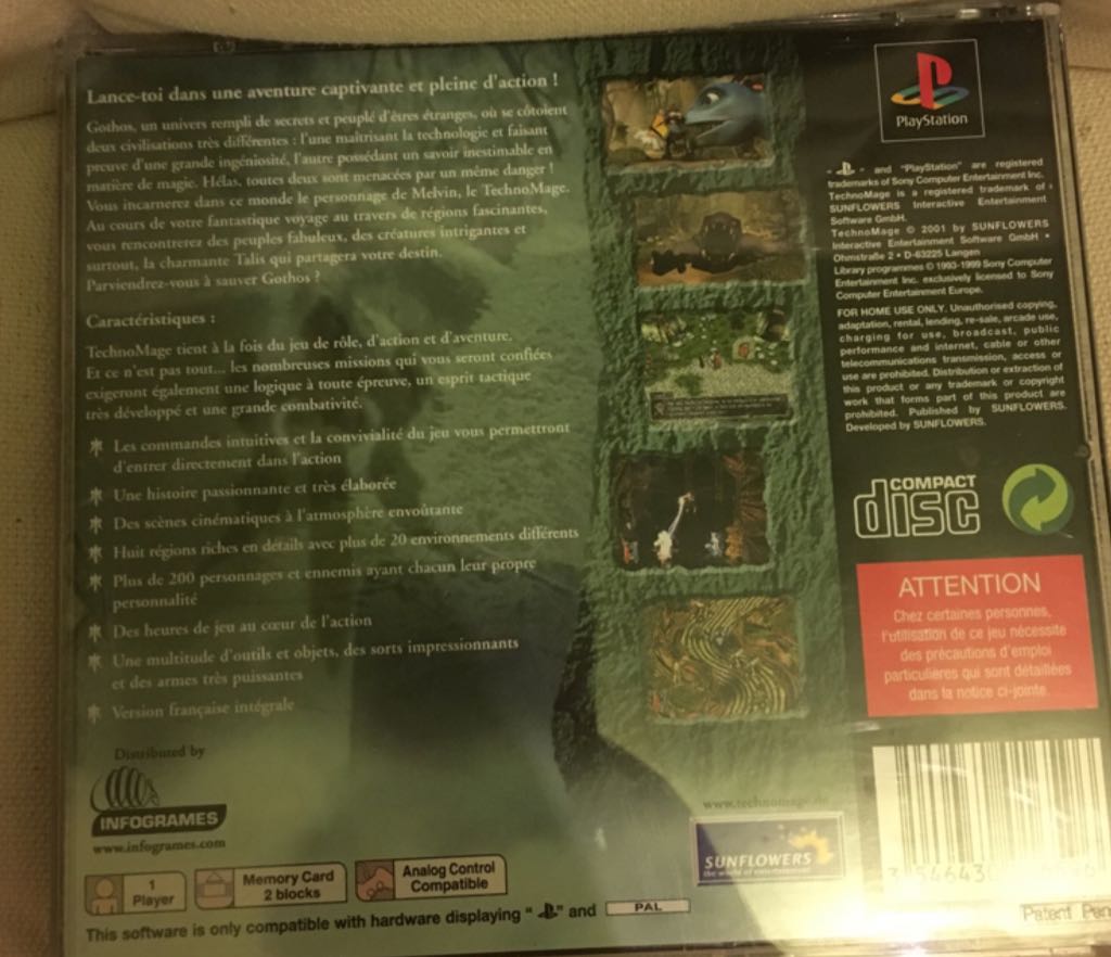 Technomage - Sony PlayStation video game collectible - Main Image 2