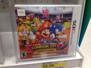 Mario and Sonic at the London 2012 Olympic Games - Nintendo 3DS video game collectible - Main Image 1
