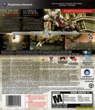 Assassin’s Creed II - Sony PlayStation 3 (PS3) (Ubisoft - 1 Players) video game collectible [Barcode 008888345343] - Main Image 2