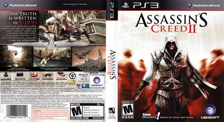 Assassin’s Creed II - Sony PlayStation 3 (PS3) (Ubisoft - 1) video game collectible [Barcode 16062214] - Main Image 2