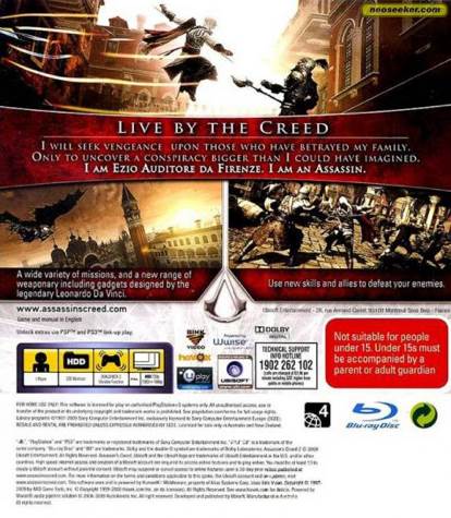 Assassin’s Creed II - Sony PlayStation 3 (PS3) (Ubisoft - 1) video game collectible [Barcode 3307211666542] - Main Image 2