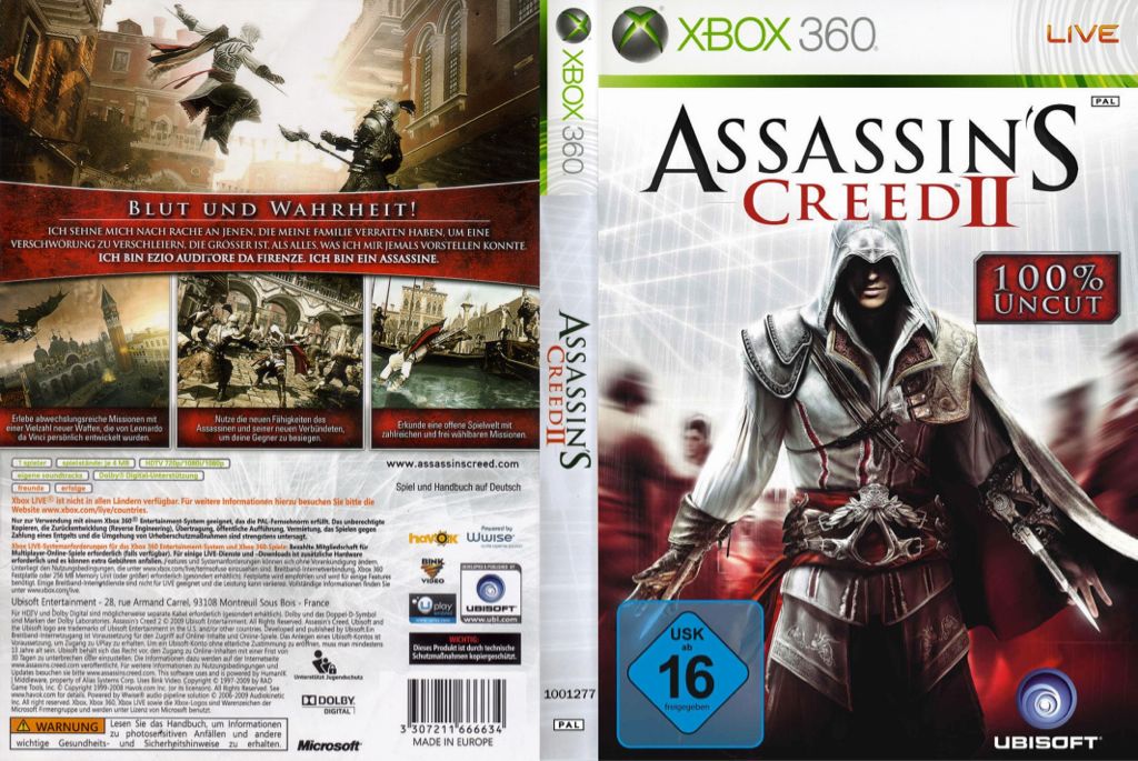 Assassin’s Creed II - Microsoft Xbox 360 video game collectible - Main Image 2