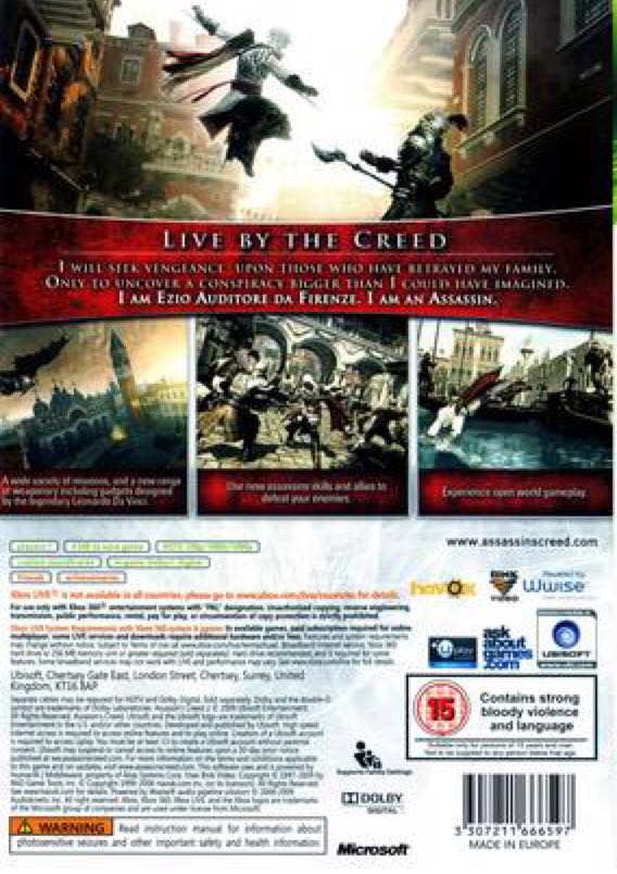 Assassin’s Creed II - Microsoft Xbox 360 (Ubisoft - 1) video game collectible - Main Image 2