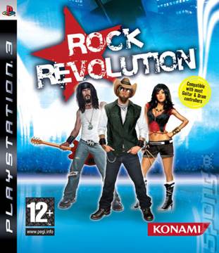 Rock Revolution - Sony PlayStation 3 (PS3) (Konami - 2) video game collectible [Barcode 083717201762] - Main Image 2