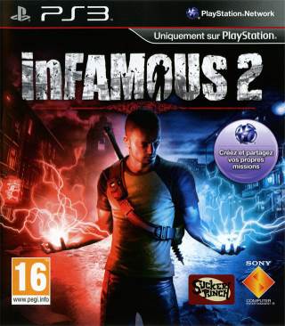 inFAMOUS 2 - Sony PlayStation Network (PSN) (Sony Computer Entertainment - 1) video game collectible [Barcode 711719107996] - Main Image 1