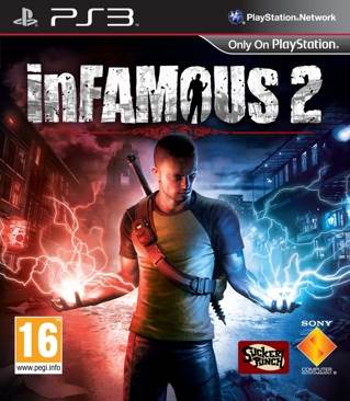 InFamous 2 - Sony PlayStation 3 (PS3) (SCEA - 1) video game collectible [Barcode 711719175285] - Main Image 1