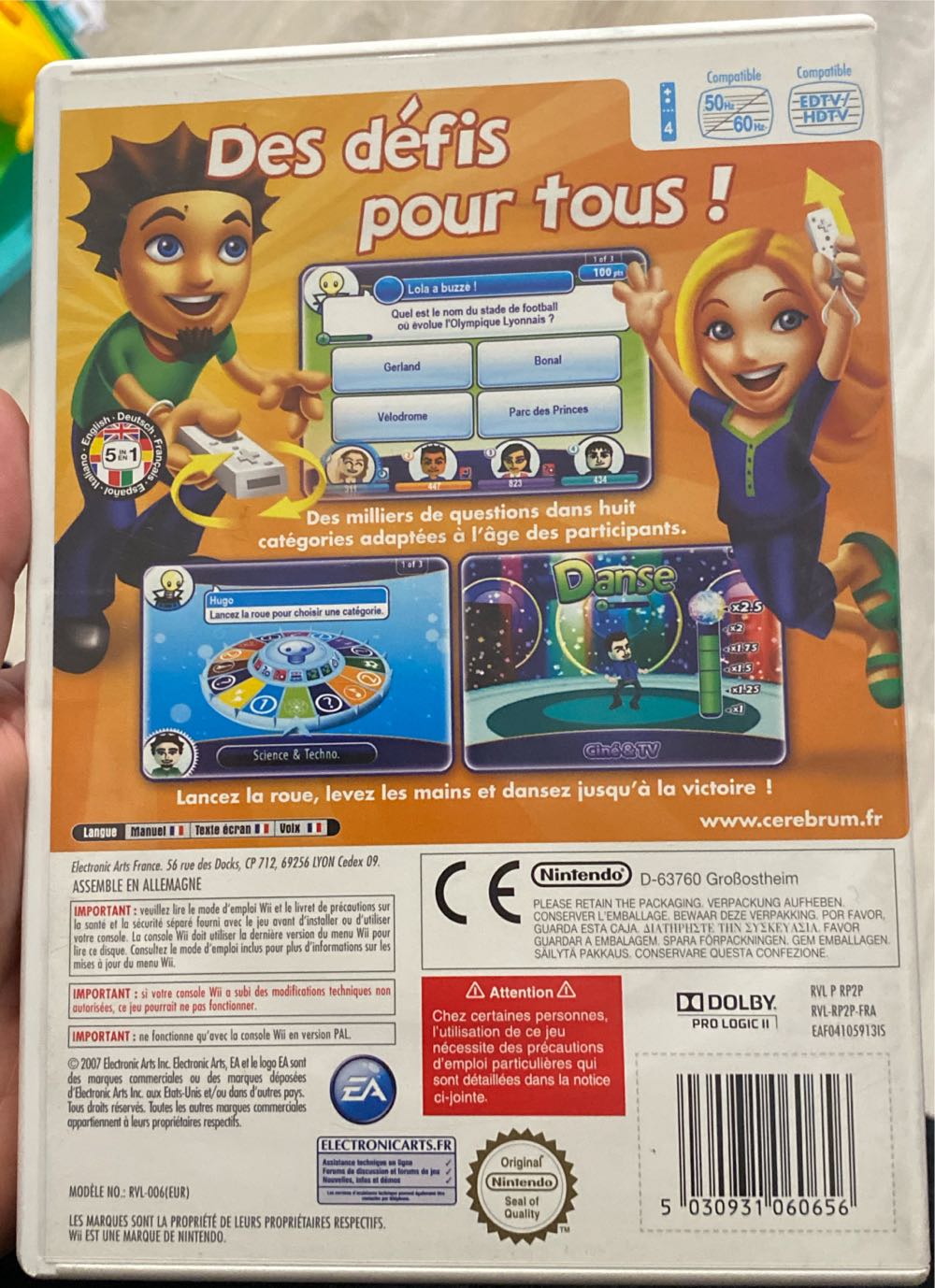 Cerebrum - Nintendo Wii ((EA) Electronic Arts - 4) video game collectible [Barcode 5030931060656] - Main Image 2