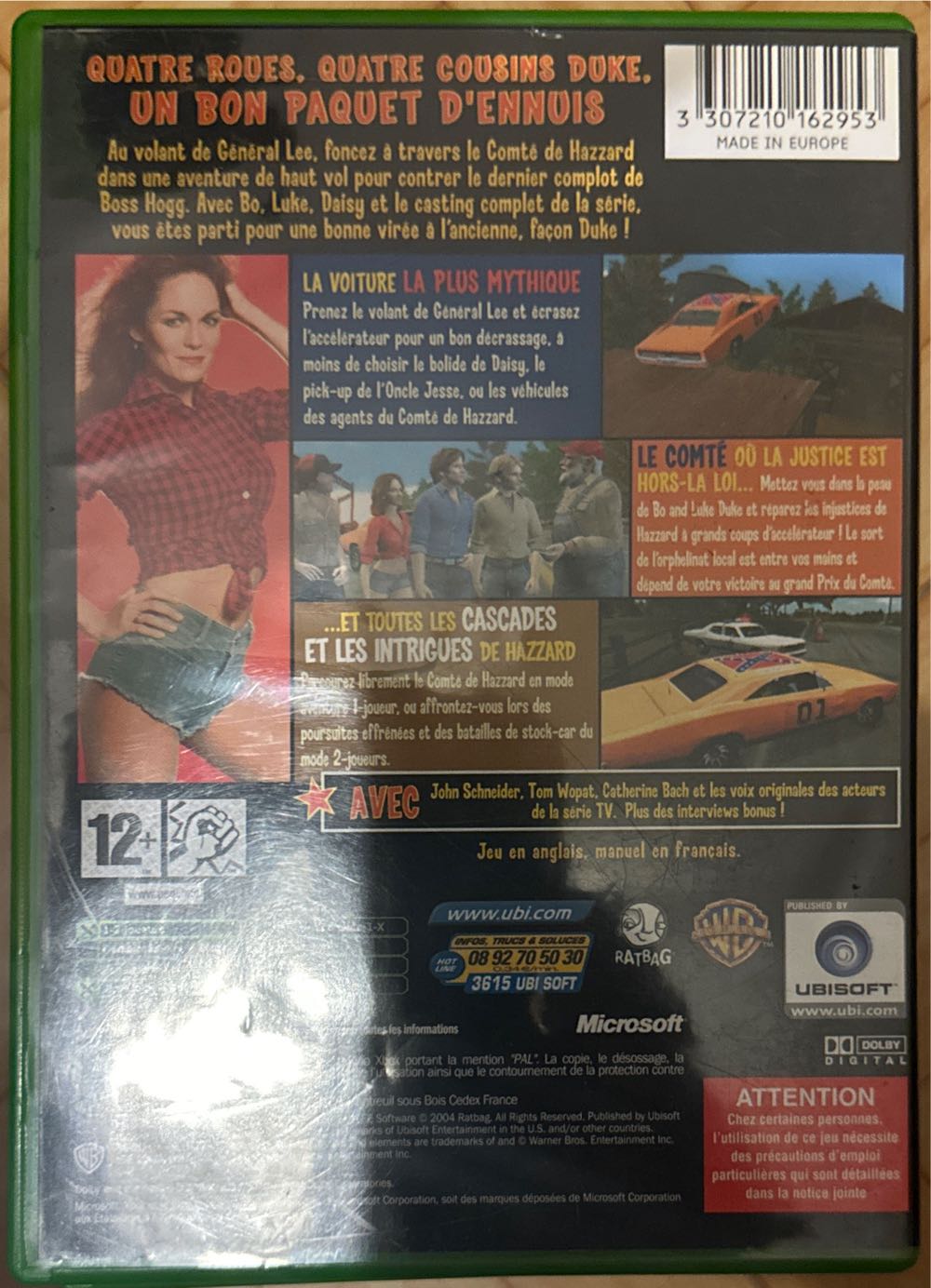 Shérif Fais Moi Peur - Le Retour De General Lee - Microsoft Xbox video game collectible [Barcode 3307210162953] - Main Image 2