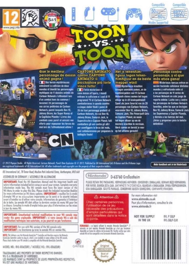 Cartoon Network Punch Time Explosion XL - Nintendo Wii video game collectible - Main Image 2