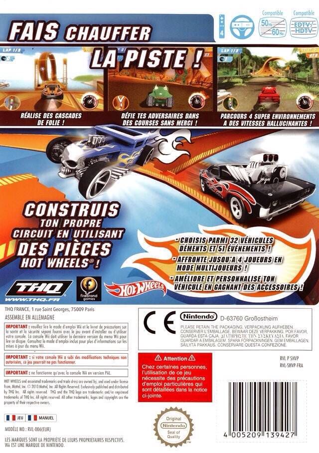 Hot Wheels: Track Attack - Nintendo Wii (THQ - 1 - 4) video game collectible [Barcode 4005209139397] - Main Image 2