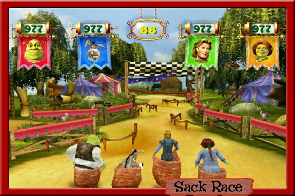 Shrek’s Carnival Craze Party Games - Nintendo Wii video game collectible - Main Image 2