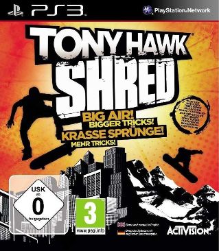 Tony Hawk Shred - Sony PlayStation 3 (PS3) (4) video game collectible [Barcode 047875840461] - Main Image 1