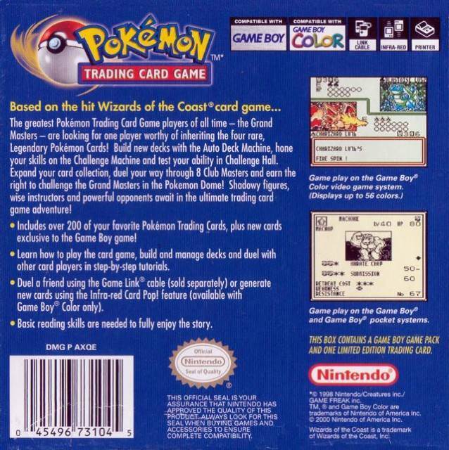 Pokemon: Trading Card Game - Nintendo Game Boy video game collectible - Main Image 2