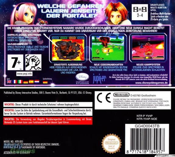 Spectrobes: Beyond The Portals - Nintendo DS (1) video game collectible [Barcode 712725016784] - Main Image 2