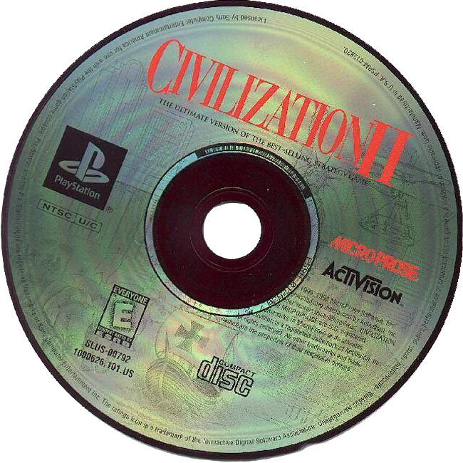 Civilization II - Sony PlayStation (Activision - 1) video game collectible [Barcode 047875106260] - Main Image 3