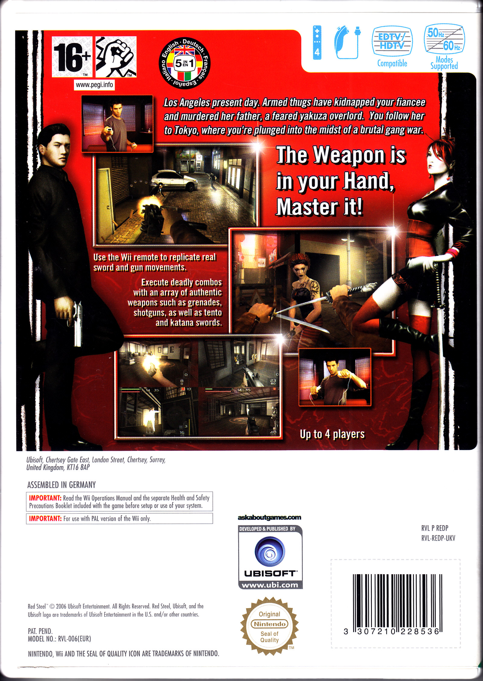 Red Steel - Nintendo Wii (Nintendo - 4) video game collectible [Barcode 3307210228536] - Main Image 2