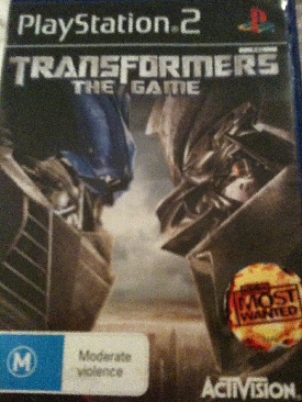 Transformers: The Game - Sony PlayStation 2 (PS2) (1) video game collectible [Barcode 5030917044915] - Main Image 1