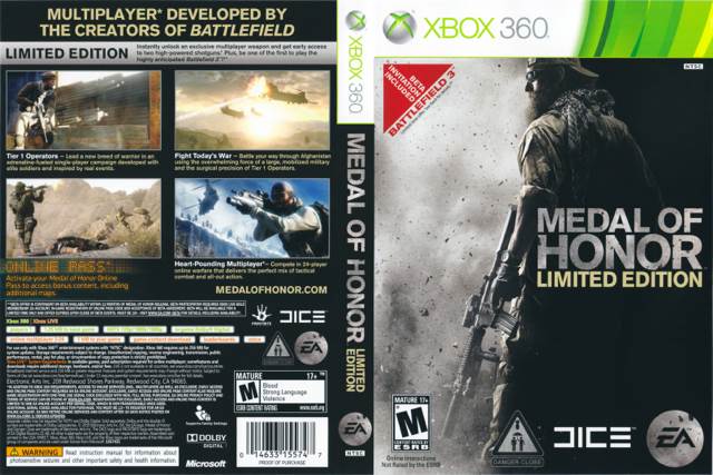 Medal Of Honor - Microsoft Xbox 360 (Electronic Arts - 1) video game collectible [Barcode 014633155747] - Main Image 2