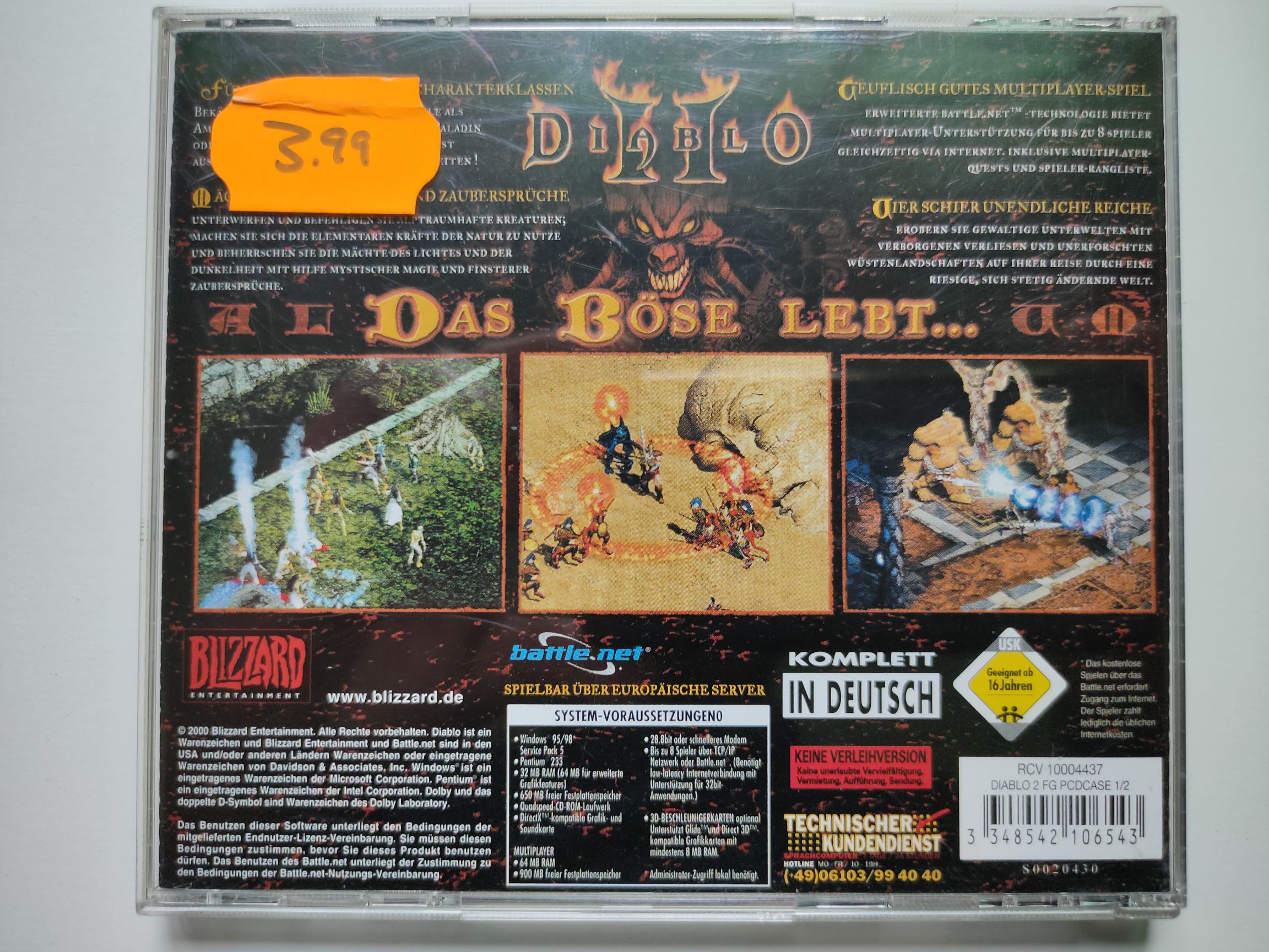 Diablo II - PC (Blizzard Entertainment - 1) video game collectible [Barcode 3348542106543] - Main Image 2