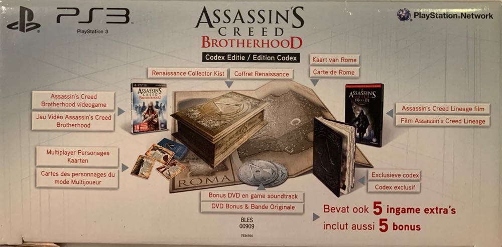 Assassin’s Creed: Brotherhood: Codex Editie - Sony PlayStation 3 (PS3) (Ubisoft - 1) video game collectible [Barcode 3307217934164] - Main Image 3