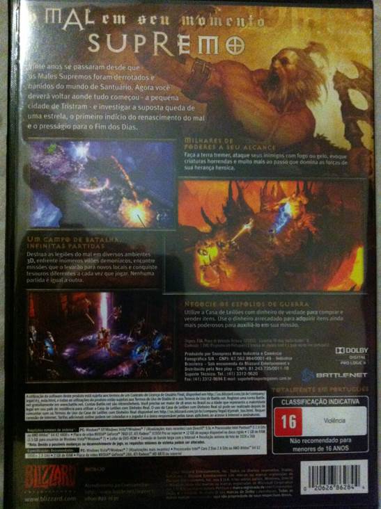 Diablo III - PC (Blizzard - 1) video game collectible [Barcode 020626862844] - Main Image 2