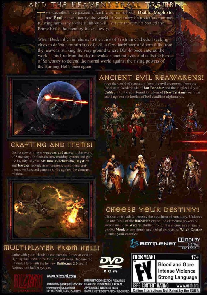 Diablo III - PC (Blizzard - 1-4) video game collectible [Barcode 5030917102578] - Main Image 2