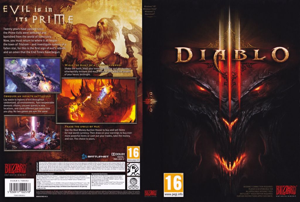 Diablo III - PC (Activision - 4) video game collectible [Barcode 5030917102608] - Main Image 2