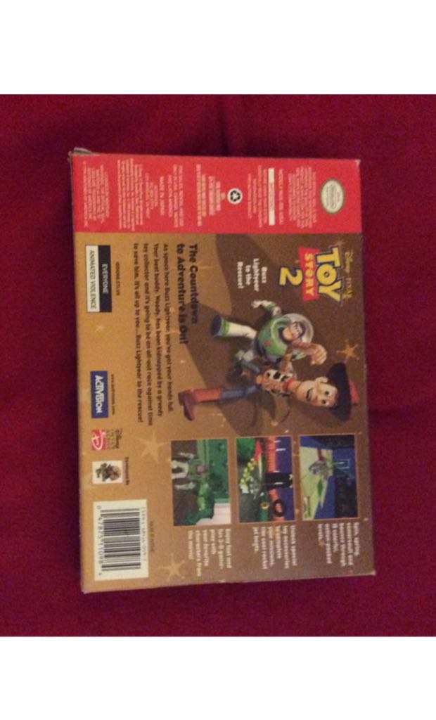 Toy Story 2: Buzz Lightyear To The Rescue! - Nintendo 64 (N64) (Activision, Inc. - 1) video game collectible [Barcode 047875110984] - Main Image 2