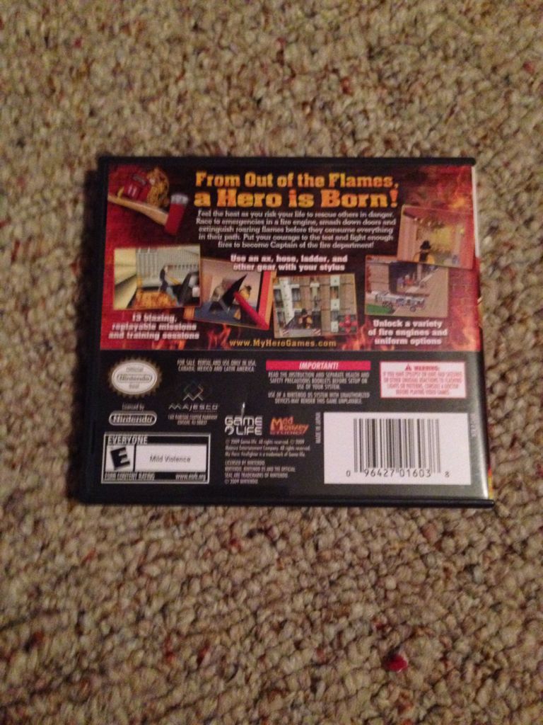 My Hero Firefighter - Nintendo DS (1) video game collectible - Main Image 2