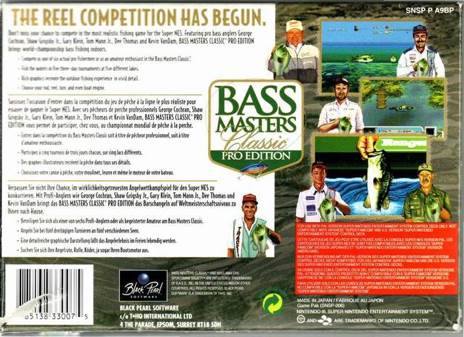 Bass Masters Classic: Pro Edition - Nintendo Super Nintendo Entertainment System (SNES) video game collectible - Main Image 2