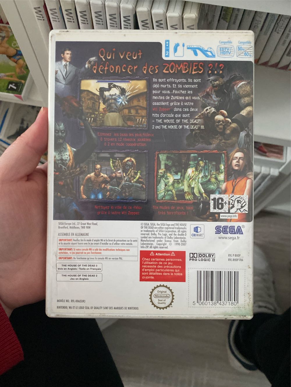 The House of the Dead 2 & 3 - Nintendo Wii (Sega - 1-2) video game collectible [Barcode 5060138437180] - Main Image 2