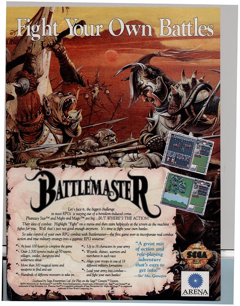 BattleMaster - Sega Genesis (Mega Drive) (Arena Entertainment / Personal Software Services (PSS) - 1) video game collectible [Barcode 734549001029] - Main Image 4