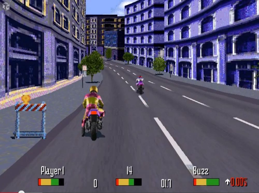 Road Rash - Sega Saturn (Electronic Arts - 1) video game collectible [Barcode 014633076486] - Main Image 4