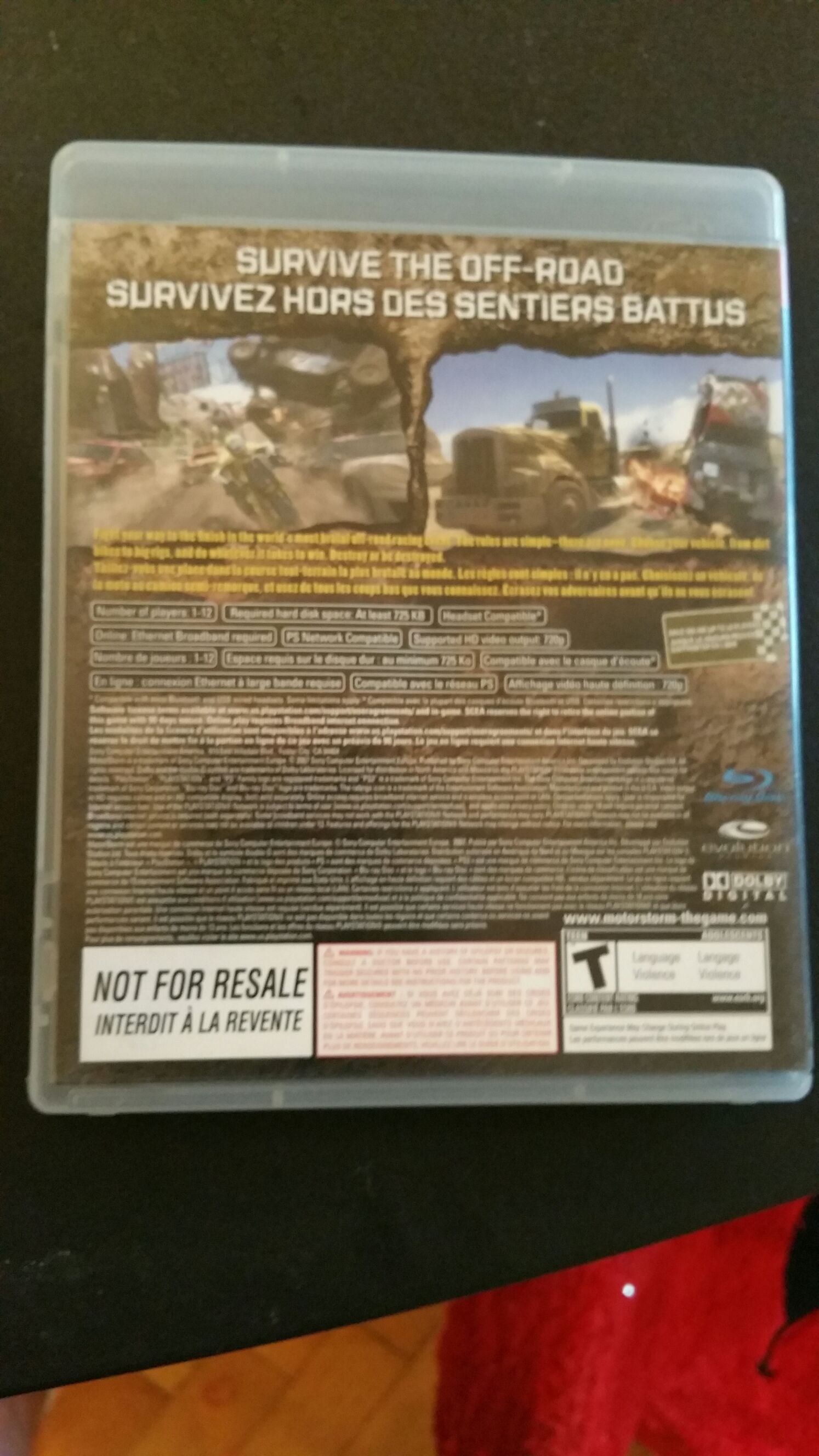 Motorstorm - Sony PlayStation 3 (PS3) video game collectible - Main Image 2
