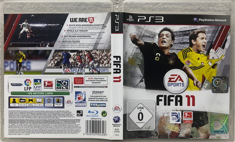 FIFA 11 - Sony PlayStation 3 (PS3) (Ea Sports - 6) video game collectible [Barcode 5030932092328] - Main Image 4
