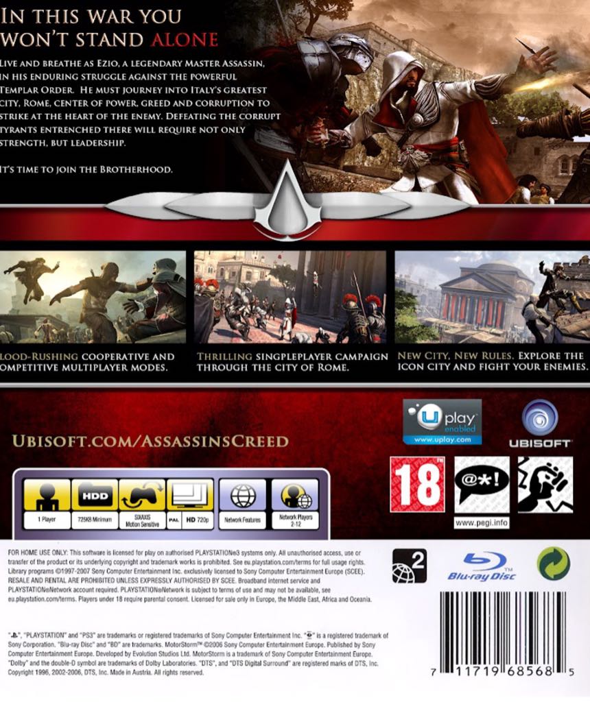 Assasin’s Creed Brotherhood - PC (Ubisoft) video game collectible - Main Image 2