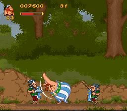 Astérix & Obelix - Nintendo Super Nintendo Entertainment System (SNES) (Infogrames - 1-2) video game collectible [Barcode 3329720008873] - Main Image 2