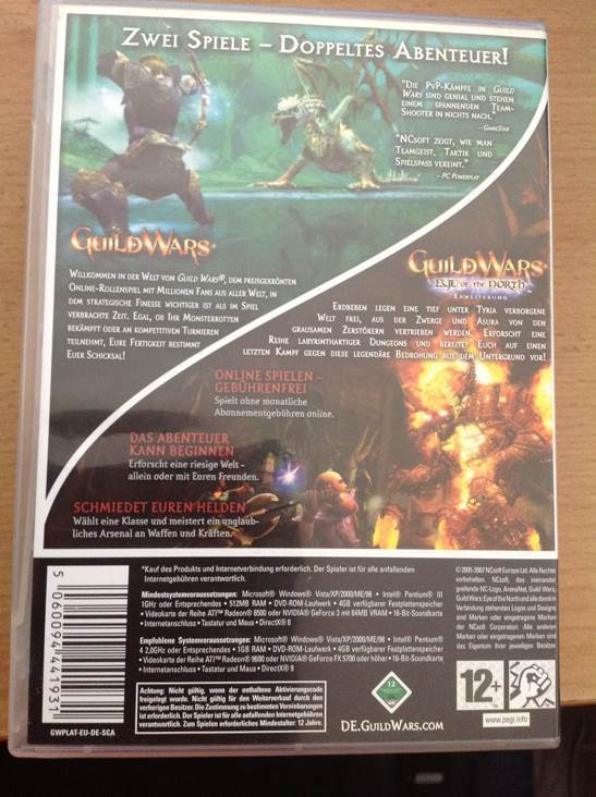 Guild Wars Platinum Edition - PC (NC Soft) video game collectible [Barcode 5060094441931] - Main Image 2