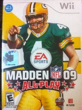 Madden NFL 09 All-Play - Nintendo Wii video game collectible [Barcode 014633168099] - Main Image 1