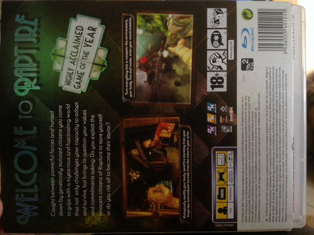 Bioshock - Sony PlayStation 3 (PS3) (2K Boston/2K - 1) video game collectible [Barcode 5026555401210] - Main Image 2